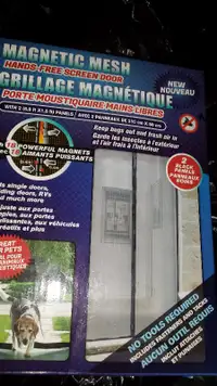 MAGNETIC MESH  HANDS FREE DOORS