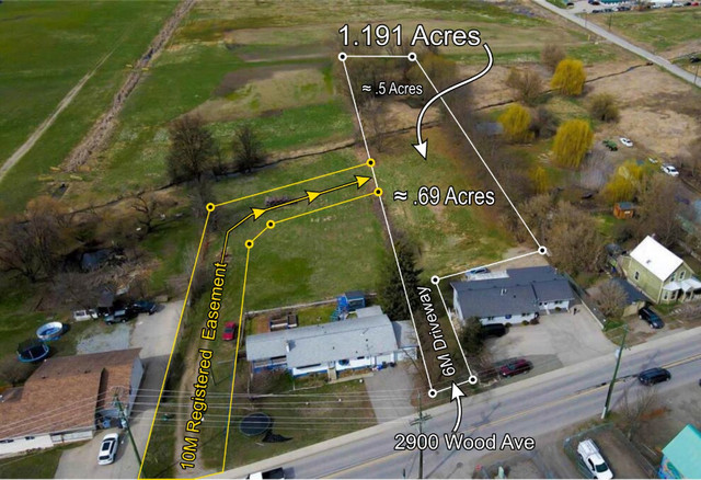 1.191 acre Development Property central location in Armstrong BC in Land for Sale in Vernon
