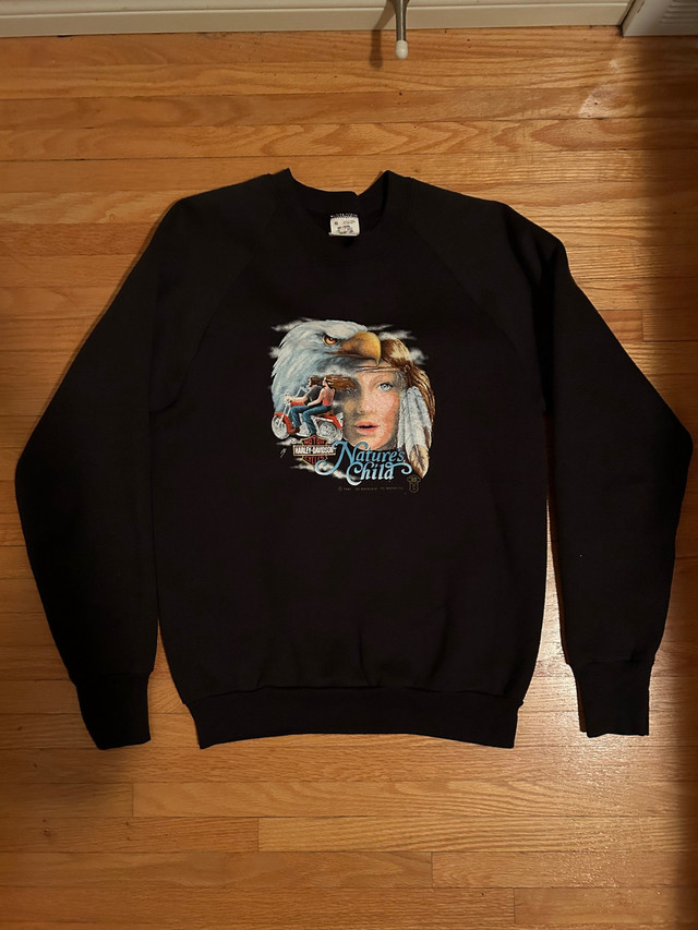 Vintage 80s Harley Davidson Sweatshirt in Men's in Winnipeg
