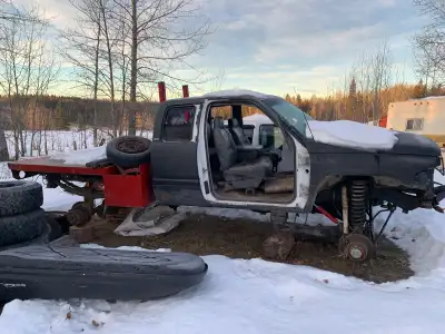 Got a 1995 dodge ram 2500. Has ford super duty axles under it with a 10” lift. Has the v10 in it but...