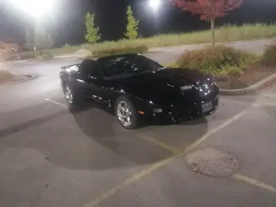 2000 WS6 Ram Air Trans am convertible black on black on black in very nice condition convertible top...