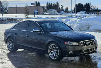 Selling my Beautiful Audi s4. 3.0 L supercharged. Very quick. After market exhaust. Really good cond...