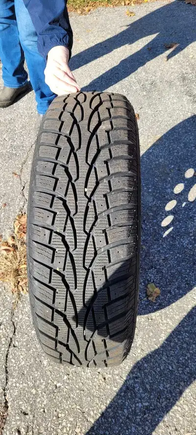 Tires and rims off a 2009 Chevy Equinox. Set of 4