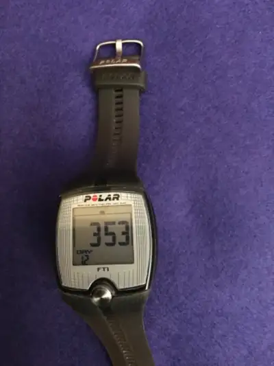 Polar FT1 Heart Rate Monitor (wrist unit only, no transmitter) - in excellent working condition. New...