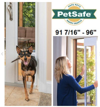 PetSafe 1-Piece Sliding Glass Pet Door for Dogs & Cats-MEDIUM