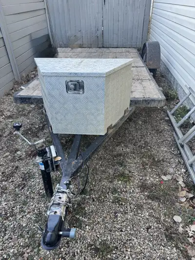 Have my 10 ft by 5 ft utility trailer for sale. Used it for our quad and new sled. Convenient tool b...