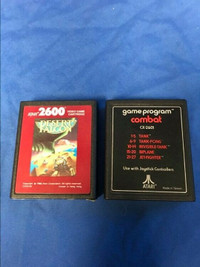 AS IS NOT TESTED 2 ATARI 2600 GAMES $5 EACH COMBAT CX-2601