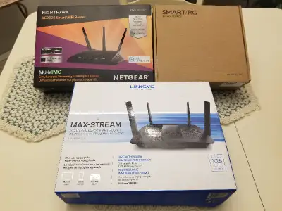 SmartRG SR808ac DOCSIS 3.0 24x8 AC1900 Wireless Cable Modem ------------ $35.00 In original box Link...