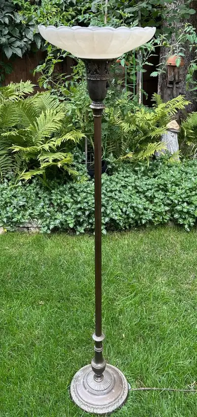 Torchiere lamp, antique, View more