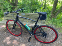 Carbon commuter bike. Hybrid 