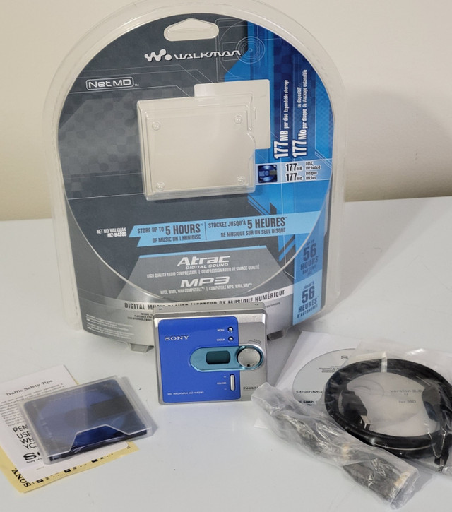 Brand New Sony Net MD Walkman MZ-N420D Mini Disc Player in iPods & MP3s in Edmonton