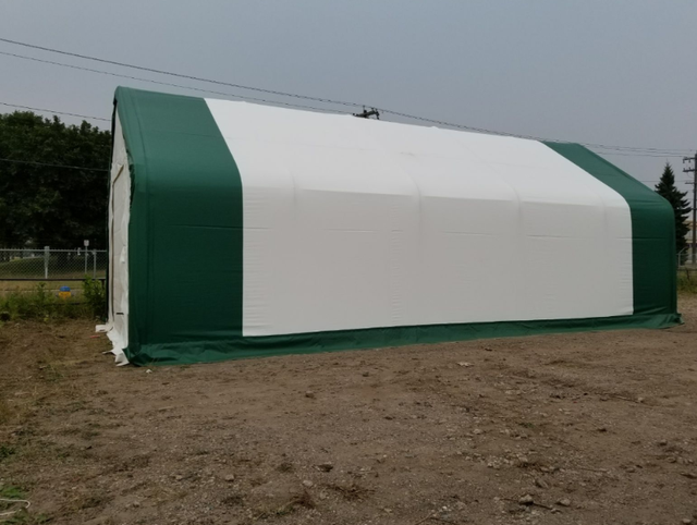20'x40'x16' Durable Double Truss Peak Storage Shelter (PVC 450g) in Other in Longueuil / South Shore - Image 4