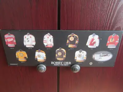 BELLE PLAQUE COMMÉMORATIVE LA CARRIERE DE BOBBY ORR BRUINS DE BOSTON