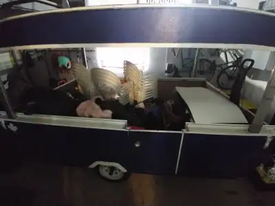 I have a pop up trailer I use for hauling my family's stuff when we go on vacation. It spends half o...