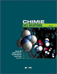 Chimie des solutions, 2e édition par Hill, Petrucci, McCreary