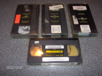 WWF Vintage VHS Tapes, WrestleMania III, & X,Summerslam 93