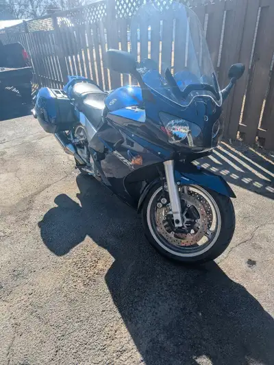 Clean, certified last summer, sport touring 2005 FJR ABS, with hard removable bags and adjustable wi...