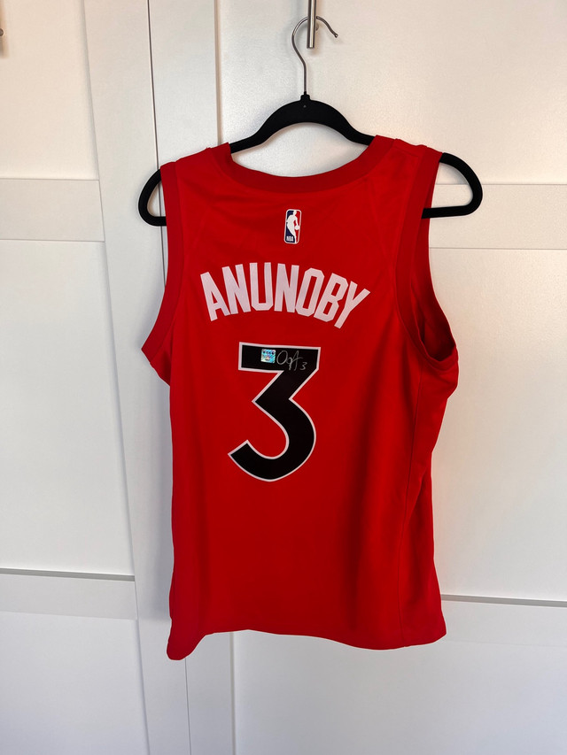 OG Anunoby Signed Raptors Jersey in Basketball in City of Toronto