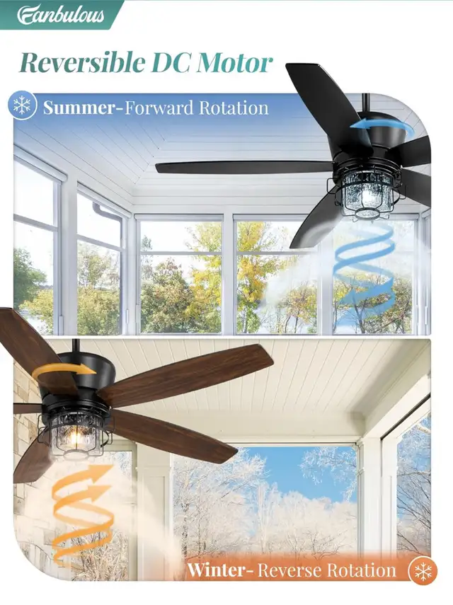 Fanbulous 52" Outdoor Gazebo Fan - BNIB in Patio & Garden Furniture in Hamilton - Image 5