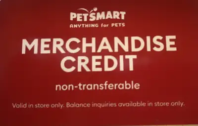 PETSMART GIFT CARD WITH RECEIPT $25 For $33.89, View more