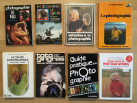 8 livres sur la photographie (1972 a 1986)  (8/$20)