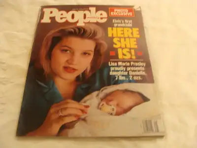 Elvis first grandchild, magazine People weekly, anglais, View more