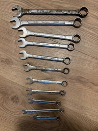 11 piece Wrench Set 1/4” to 7/8”  
