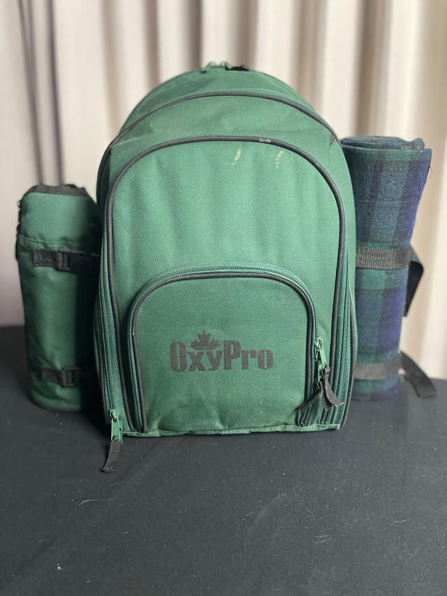Picnic Backpack full 4 person & thermos Fishing, Camping & Outdoors Edmonton Kijiji