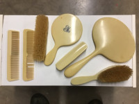 Antique, 1940s Brush, Comb, and Mirror Sets