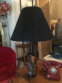 Beautiful Chalvignac Style Drip Glaze Mid Century Lamp vintage