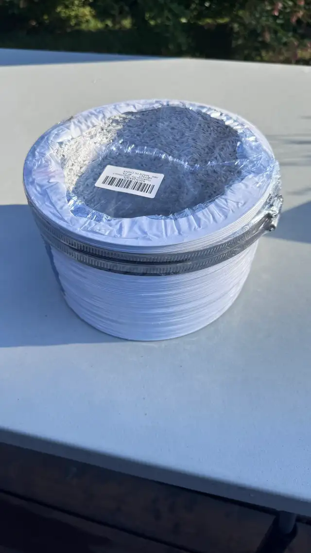 8” x16’ Heavy duty 3 layer PVC and Aluminum Insulated ducting | Heating ...