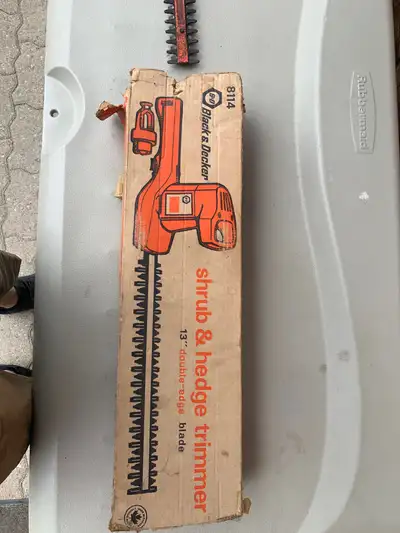 Black and decker electric hedge trimmer, View more