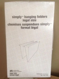 New Hanging File Folders - Letter & Legal Size, Green