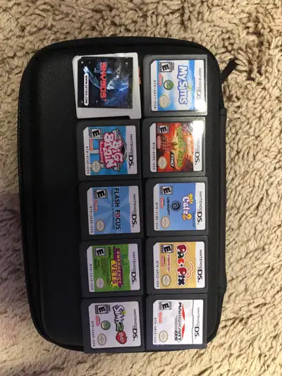 All working perfectly fine Mario cart: 70$ My sims: 55$ Sims 2: 60$ Petz cats: 50$ Emergency vets: 4...