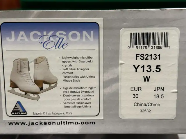 Jackson Elle with Mirage blade, size Y13.5W - Excellent conditio in Skates & Blades in Hamilton - Image 7