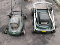 Electric lawnmower and trimmers