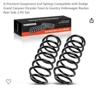 New A-Premium Suspension Coil Springs Compatible with Dodge Gran