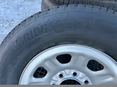 Very good condition winter tires with rims