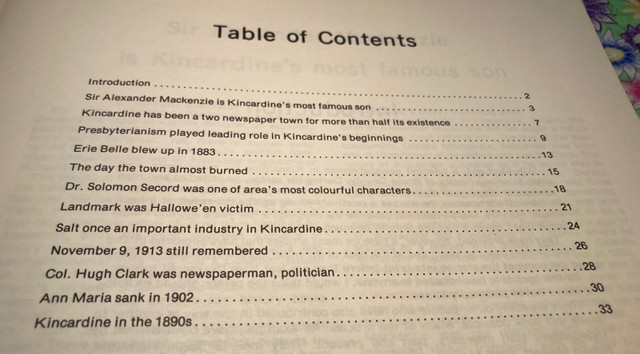 Local history book - “Kincardine Glimpses Of The Past” in Non-fiction in Owen Sound - Image 3