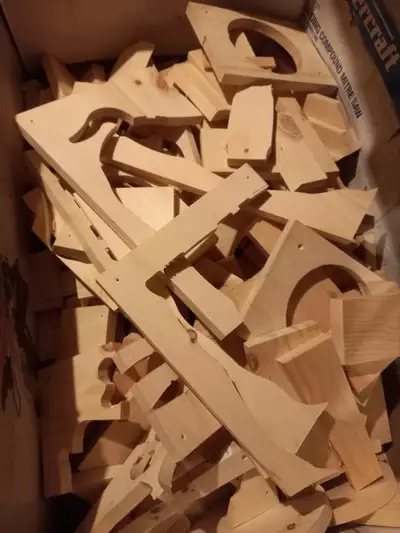 Kindling, firewood, scraps, off cuts, trimmings, leftovers from various projects! All Pine/cedar, an...