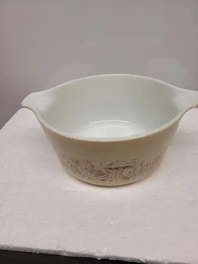 VTG Pyrex “Forest Fancies” Mushroom Cinderella Casserole Dish, View more