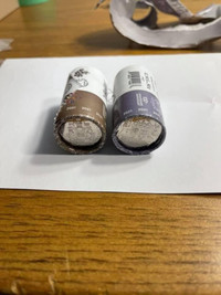 2x 2021 50 cent piece rolls. Both versions 