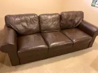 Leather 3-seat Couch