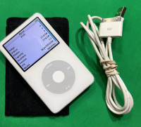 30GB  White iPod Classic 5th Generation
