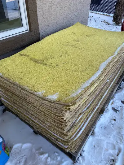 Landscape mats, 6ft x 6ft. ( they are folded in half in the pictures.) These flexible mats were desi...