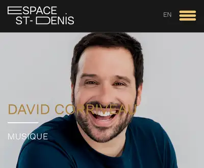 1 place À VENDRE - 30 $. Spectacle de DAVID CORRIVEAU 100, View more