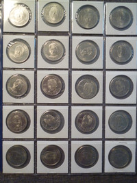 NHLPA collector hockey coin lot x 62 Gretzky Lemieux Yzerman +++
