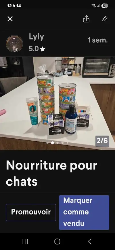 Lot Nourriture et Cage Chat, View more