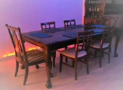 Table de salle à manger en bois, View more