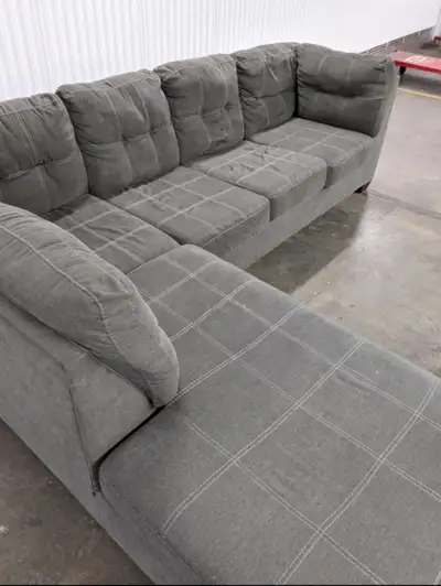 Grey Sectional- Free Delivery , View more